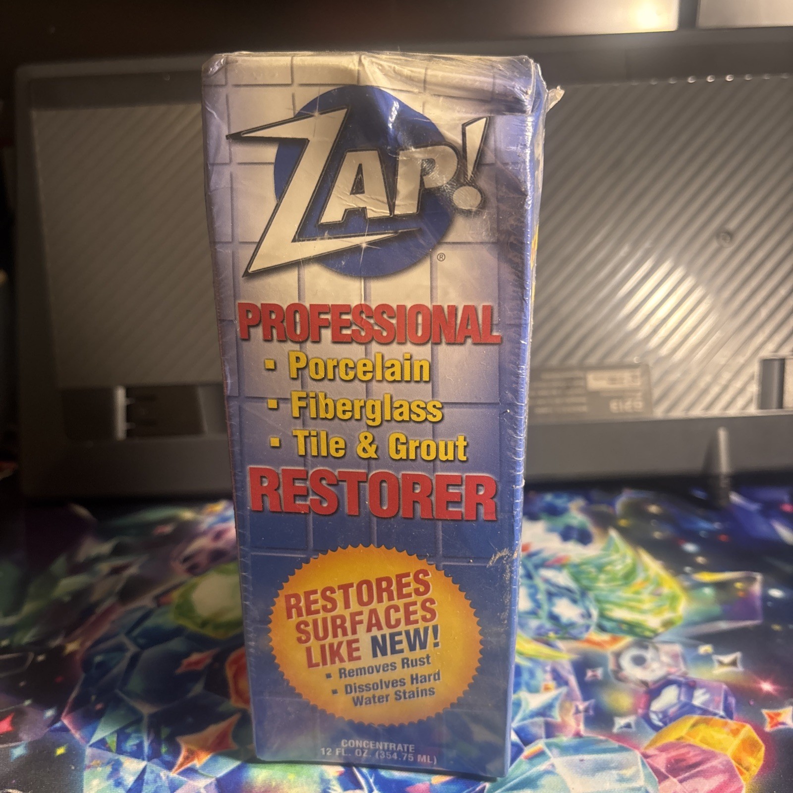 Zap! Professional Restorer For Porcelain Fiberglass Tile & Grout 16oz NEW