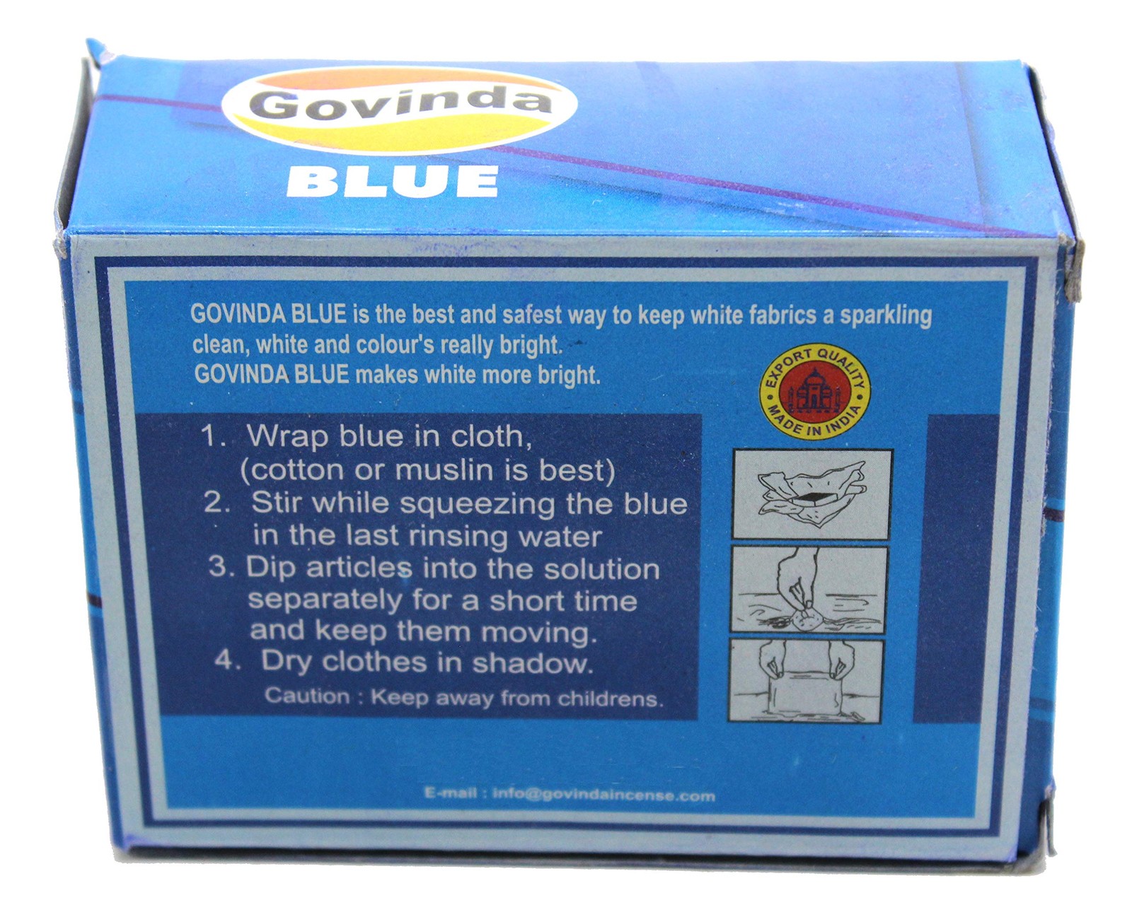 Anil Blue Squares Box of 48 Pieces