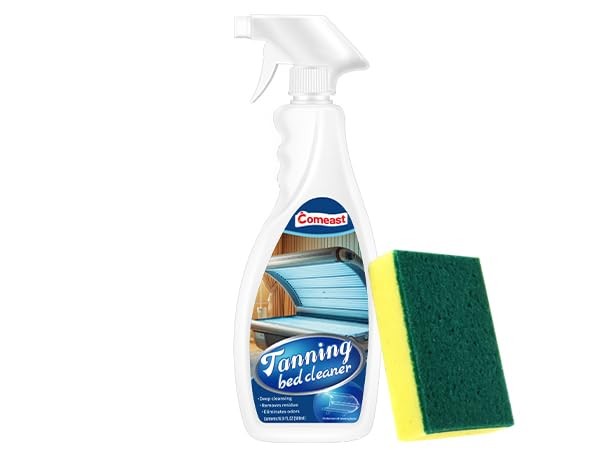 comeast Tanning Bed Cleaner for Indoor Tanning Beds, Plastic Solution Spray C…