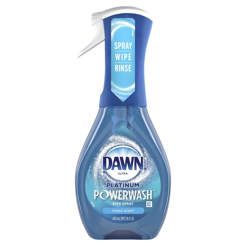Dawn Platinum Powerwash Fresh Scent Liquid Dish Spray 16 oz 1 pk Biodegradable