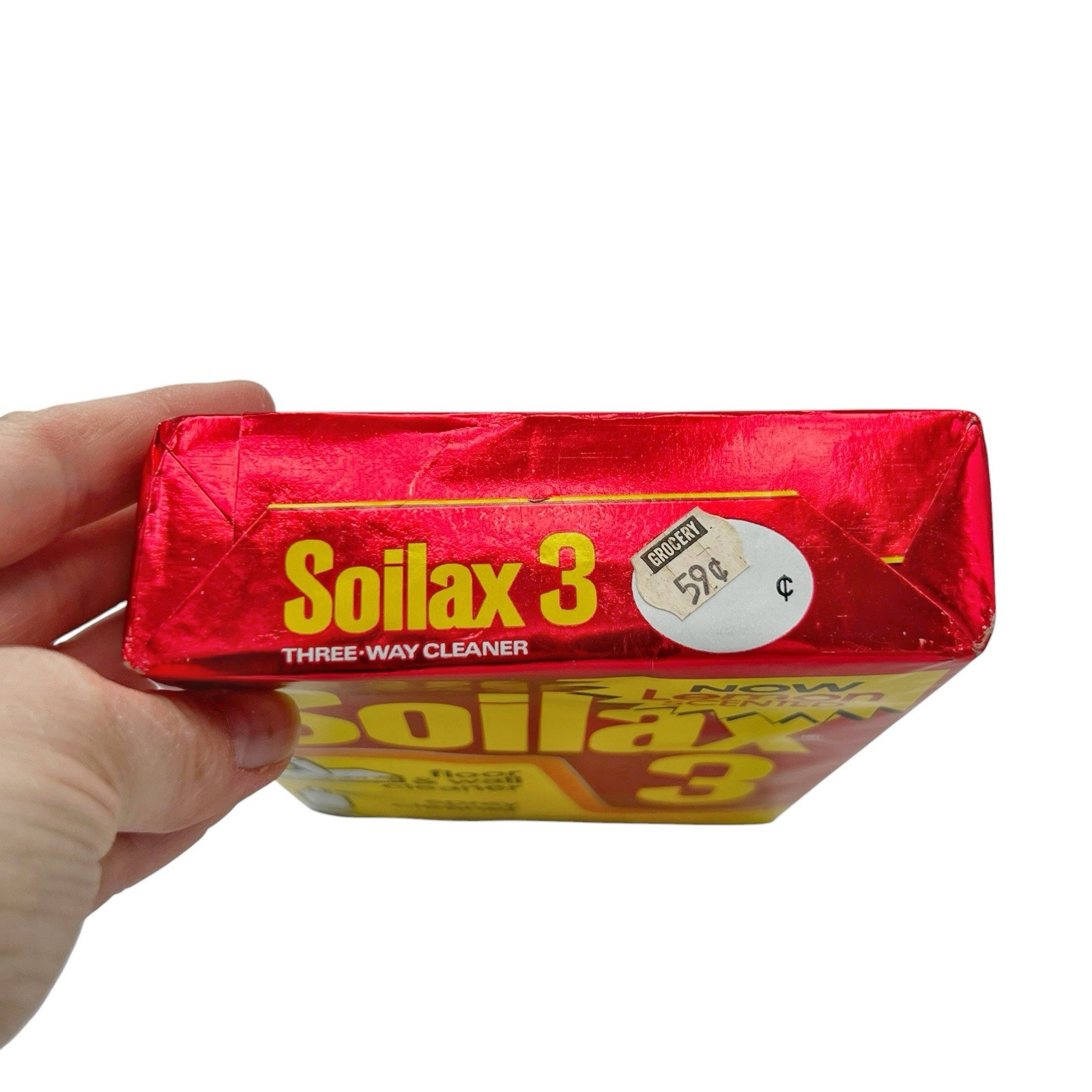 Vintage Soilax 3 Lemon Scented Three Way Cleaner New Unopened 16 Oz. Movie Prop