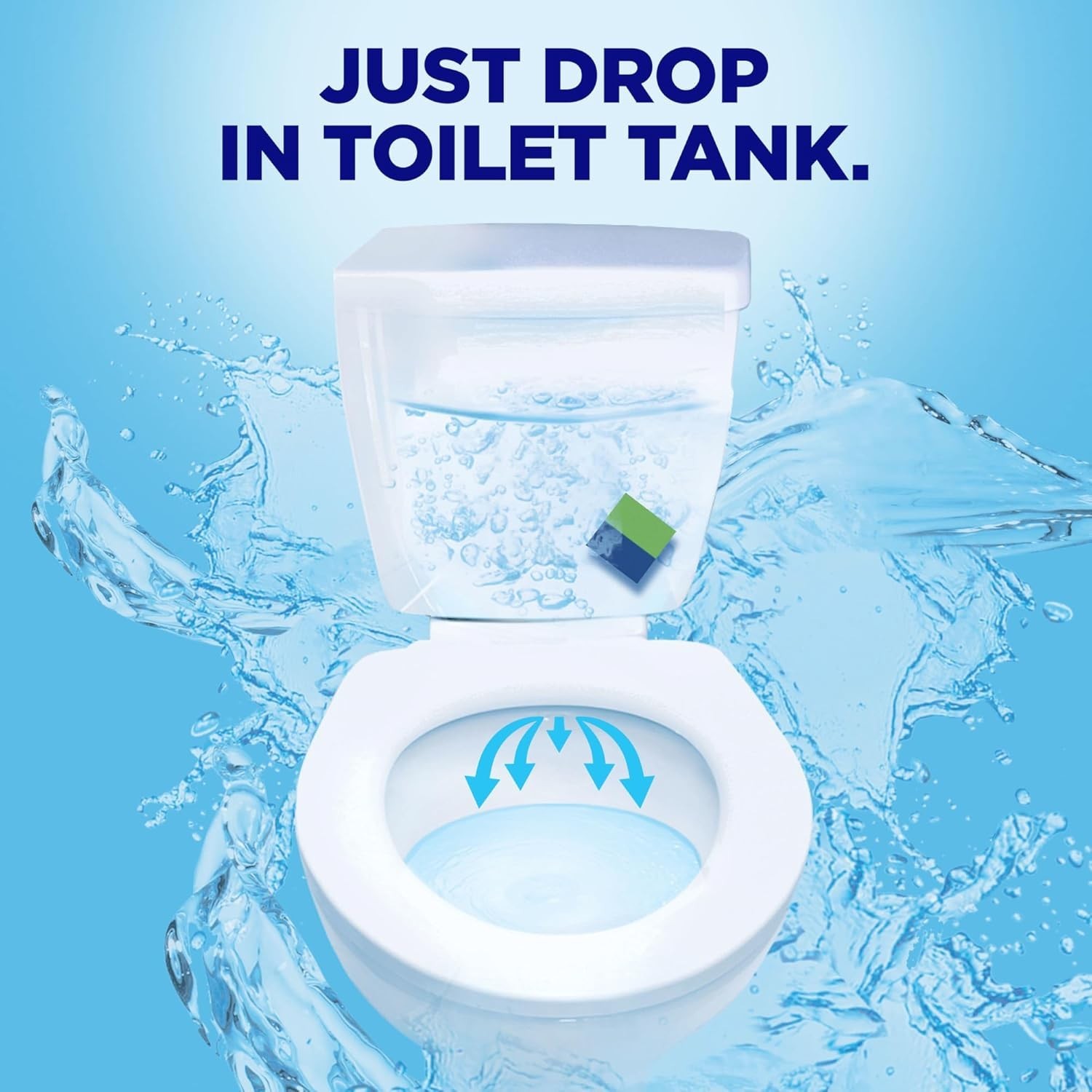 Soft Scrub in-Tank Toilet Cleaner Duo-Cubes, Alpine Fresh, 4 Count..