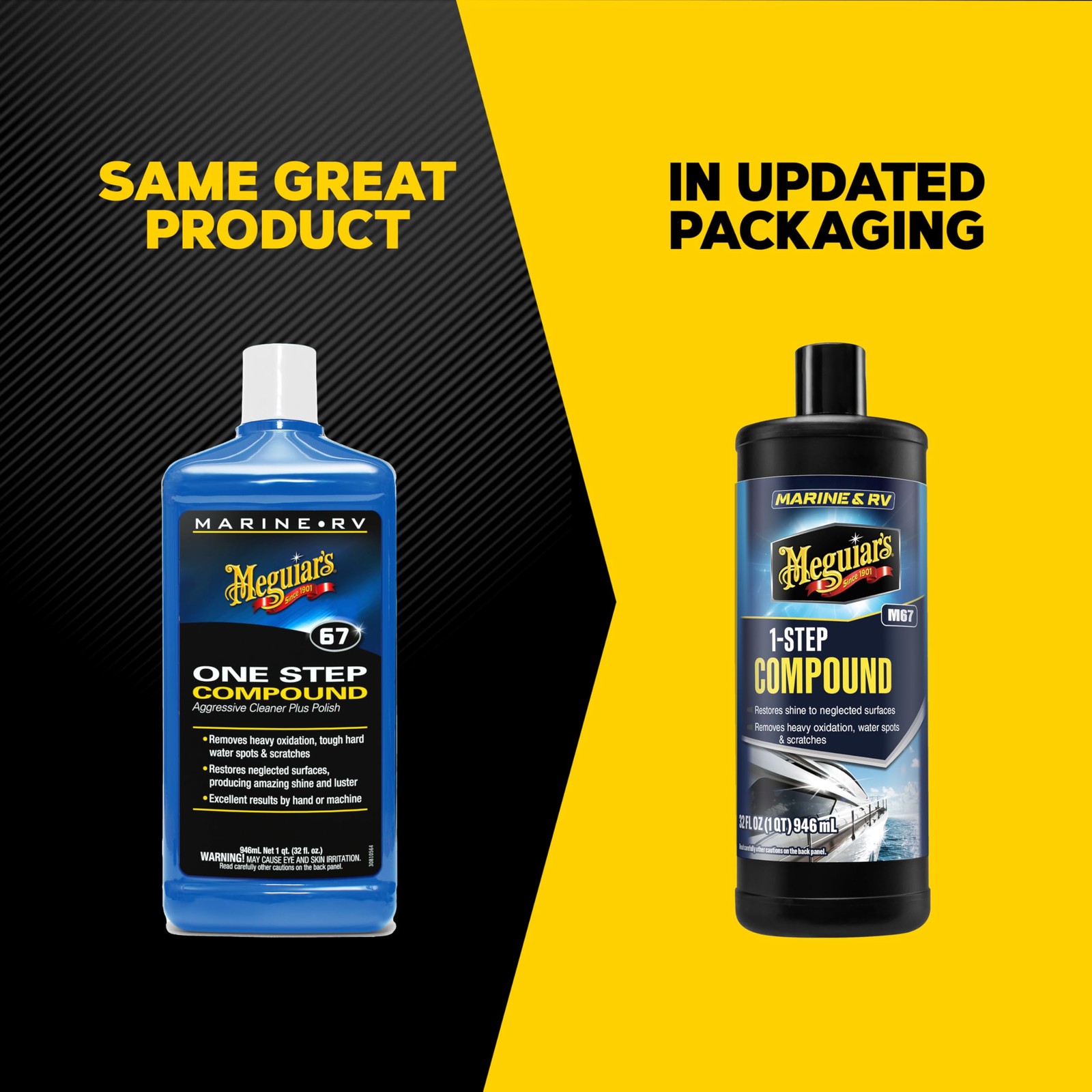 Meguiar’S Meguiars M6732 Marine/Rv One Step Compound Remove Oxidation Stains