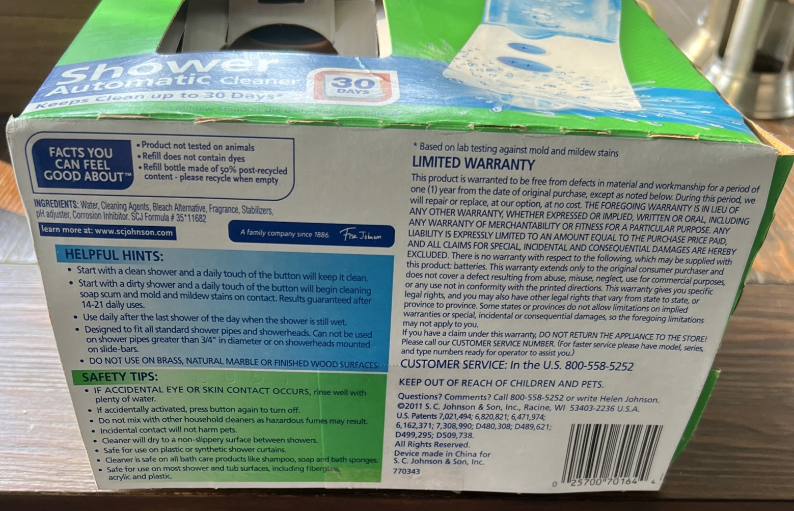NIOB Scrubbing Bubbles Automatic Shower Surface Cleaner + Liquid 34 Fl oz 2011