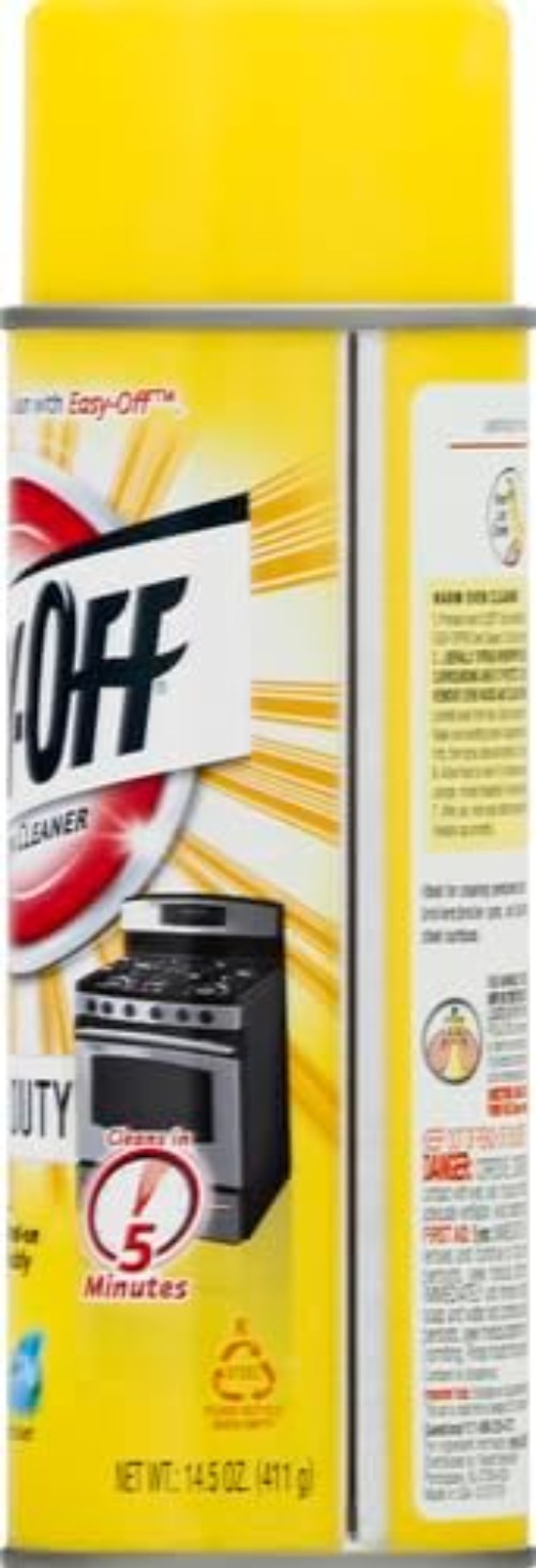 Easy-Off Heavy Duty Oven Cleaner – Lemon Scent Spray, 14.5 oz (Pack of 2)