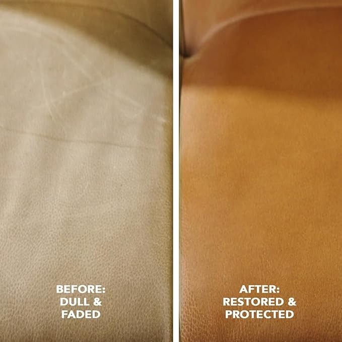 Weiman Leather Cleaner & Conditioner – Cleans, Restores & Protects Leather, UV