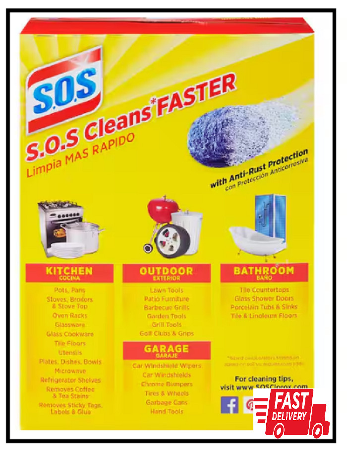 Steel Wool Soap Scouring Pads (18-Pack) (2-Boxes)