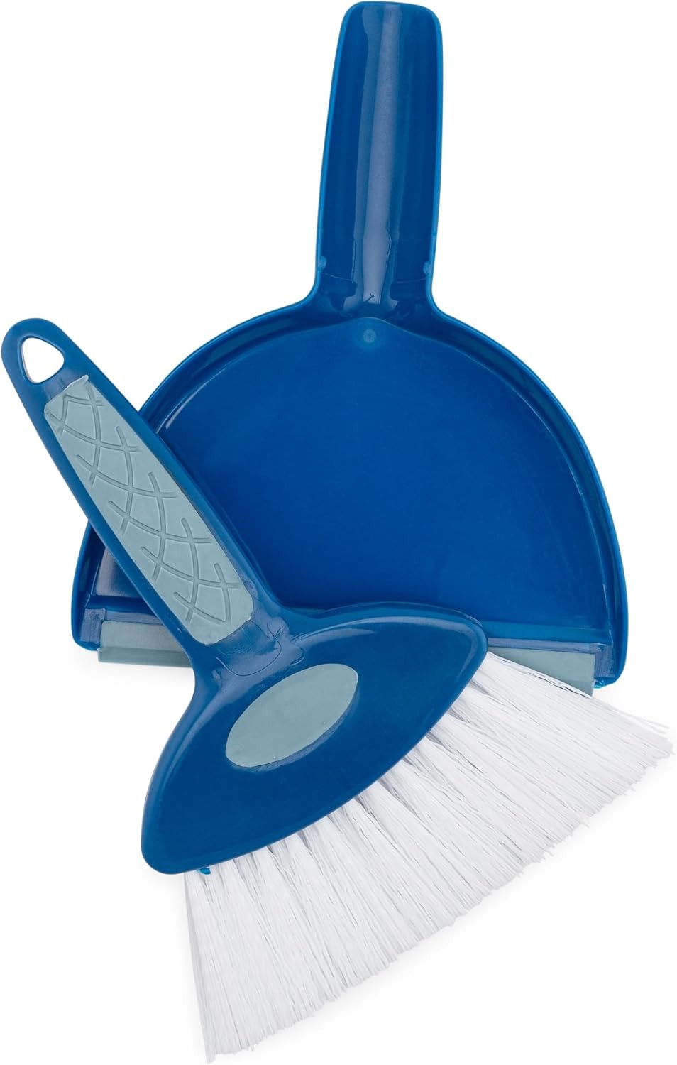 and Durable Small Hand Broom with Snap-on Dust Pan