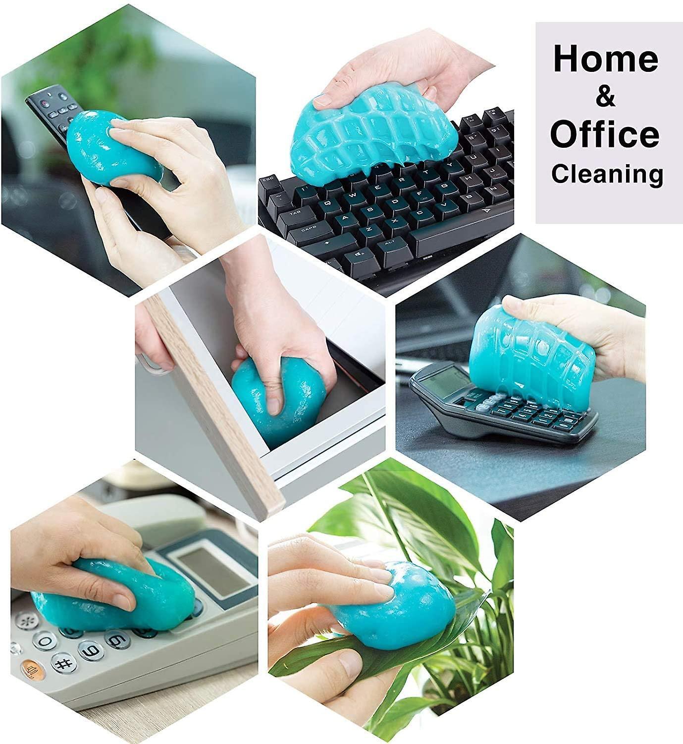 * New Car Fully Cleaning Putty Gel Interior Air Vent Dust Dirt Removal Cleaner