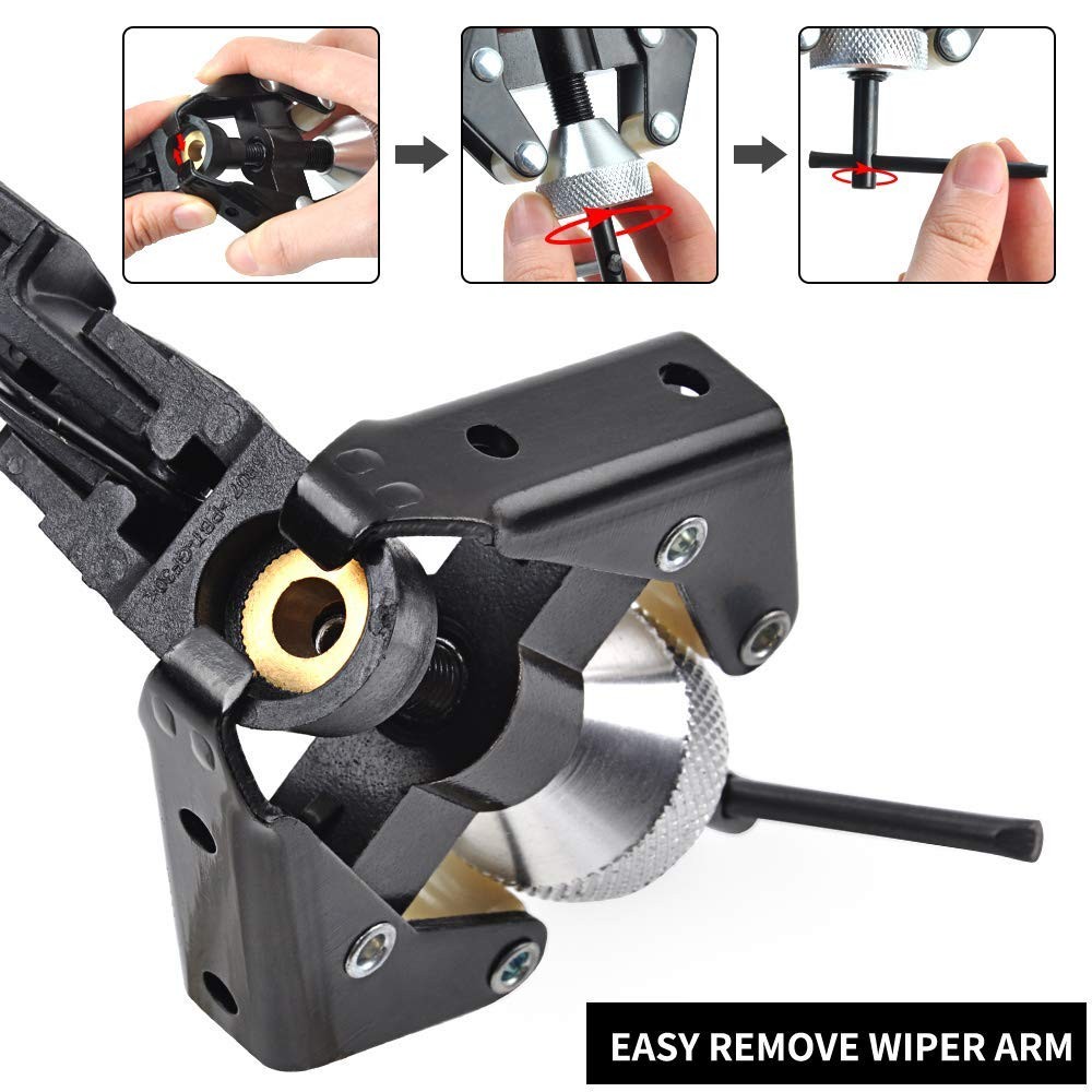 Battery Terminal and Wiper Arm Puller Removal Tools Flexible and Durable, Rem…