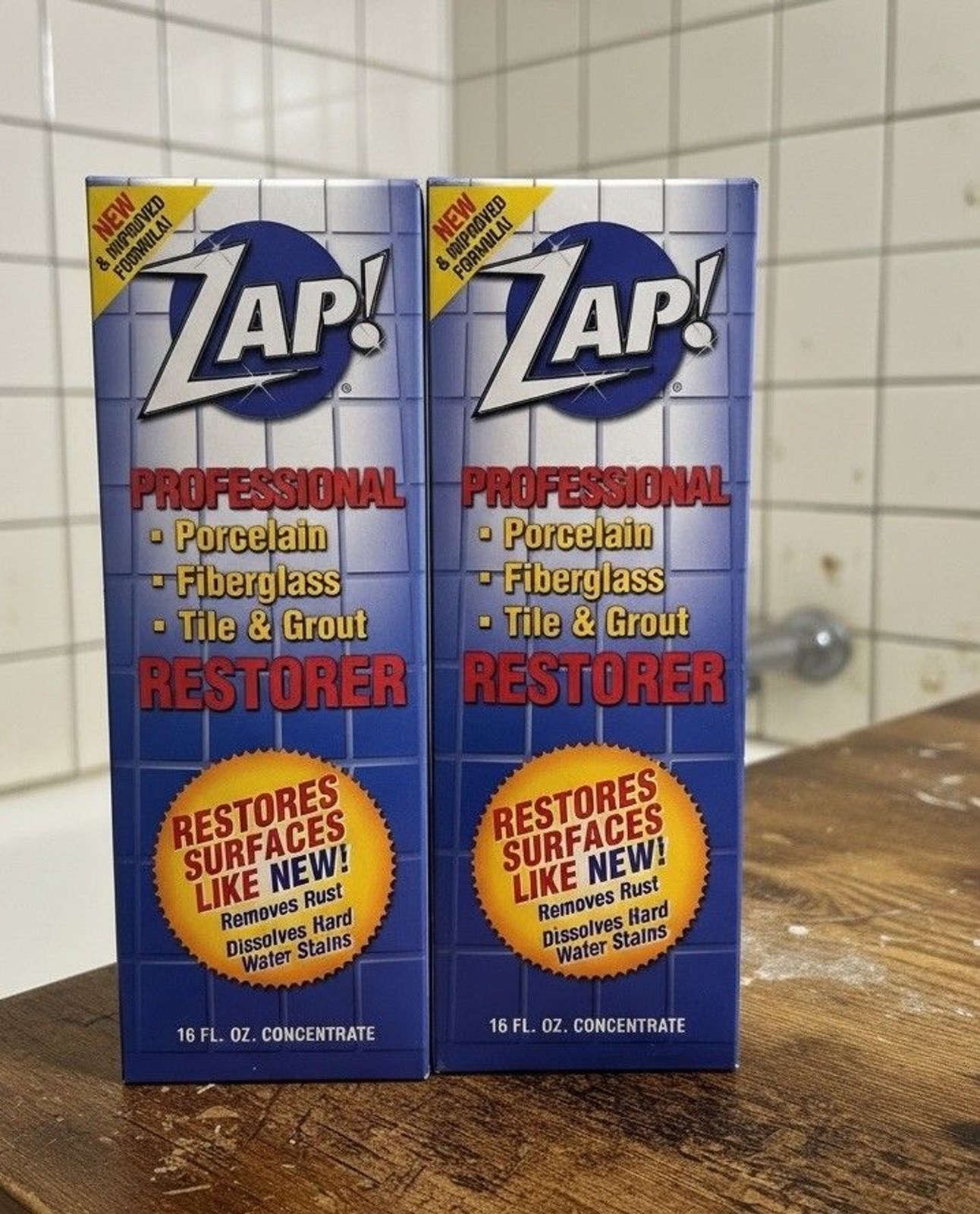 ZAP! Professional Restorer Twin Pack Concentrate 2 Count 16oz Sealed