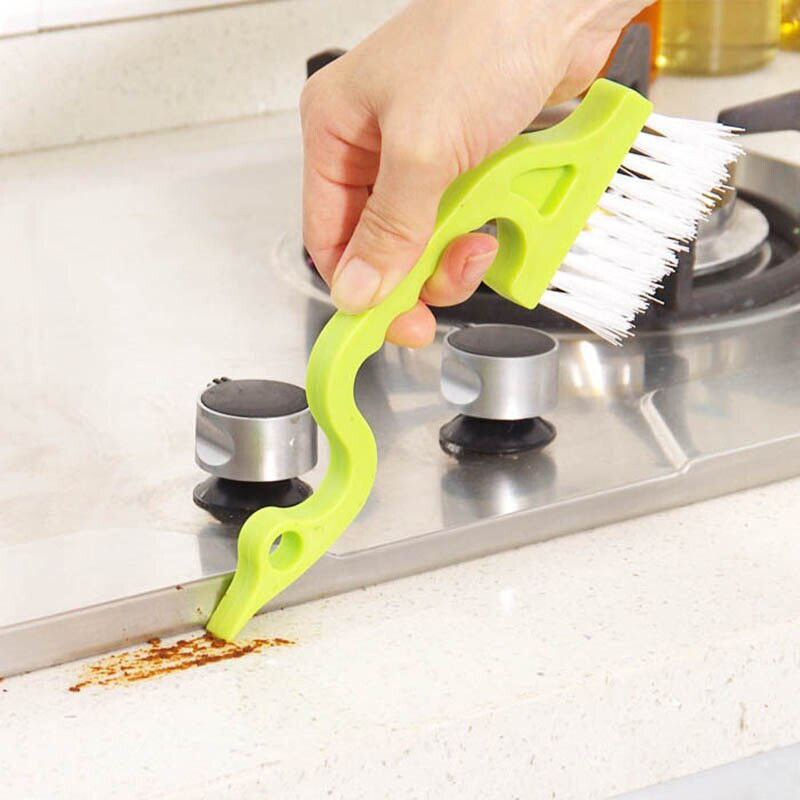 3pcs Set – Groove Gap Cleaning Scraper & Vent Blind Cleaner & Toilet V Brush