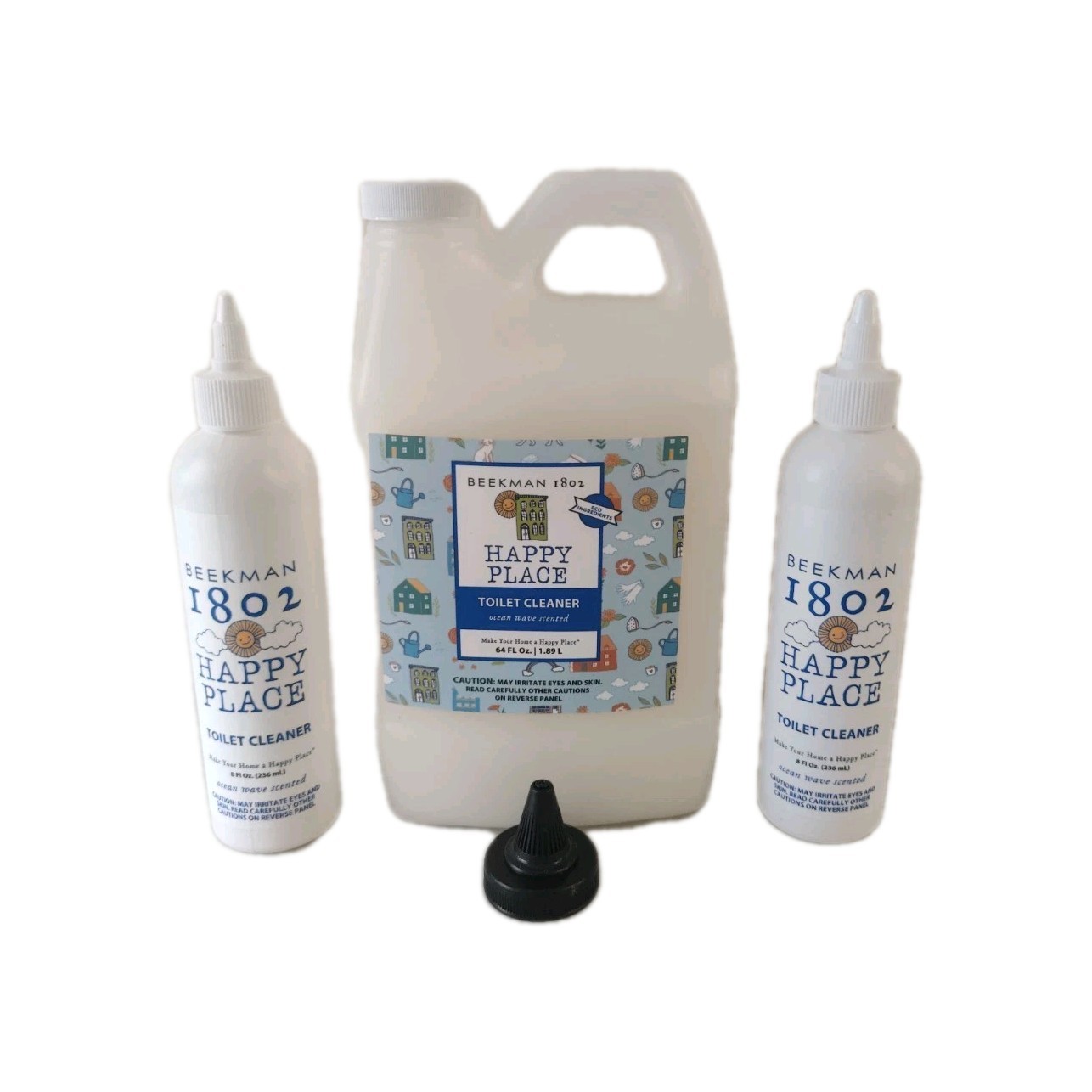 Beekman 1802 Happy Place 64 fl. oz. Toilet Cleaner Set – Ocean Wave Scented