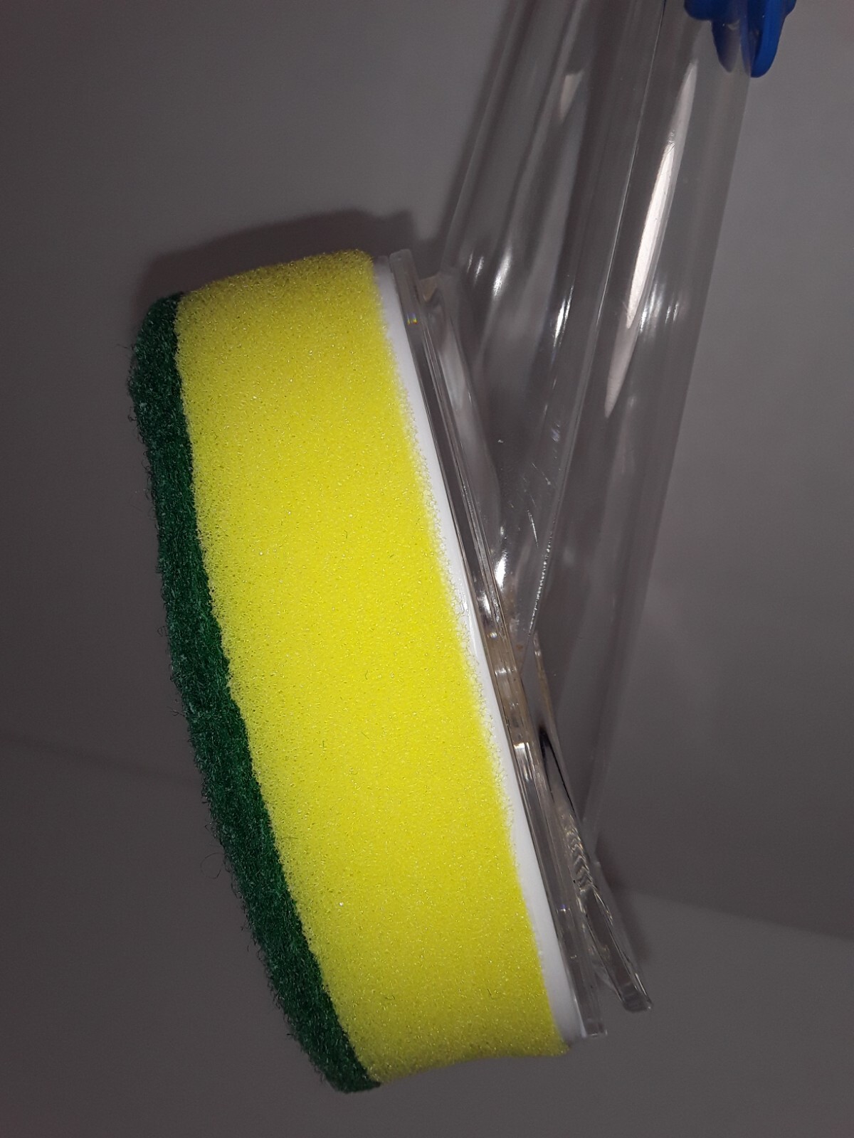 Set of 2 Scrub Buddies Holds Soap Liquid Dispensing Sponge Brush Soft Grip
