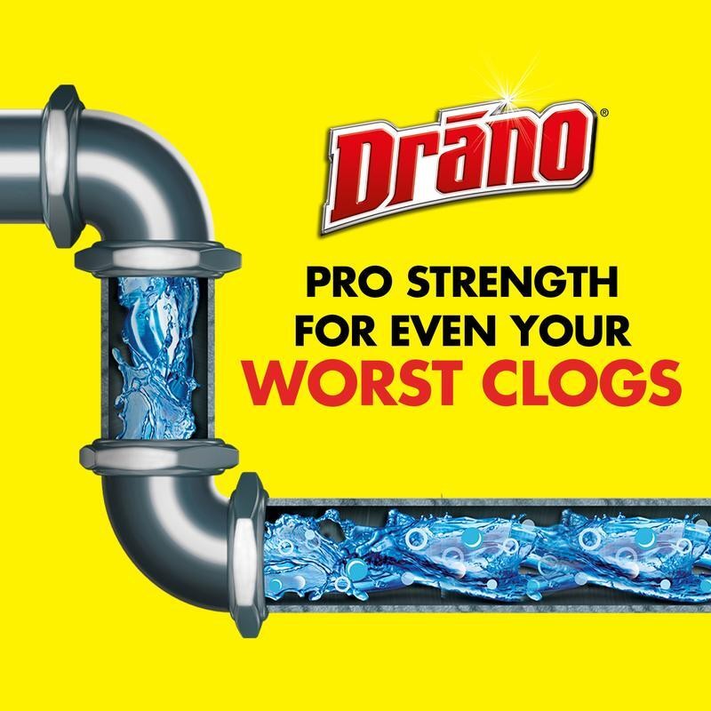 Professional Strength Drain Cleaner Gel 42 oz Fast Acting Clog Remover New