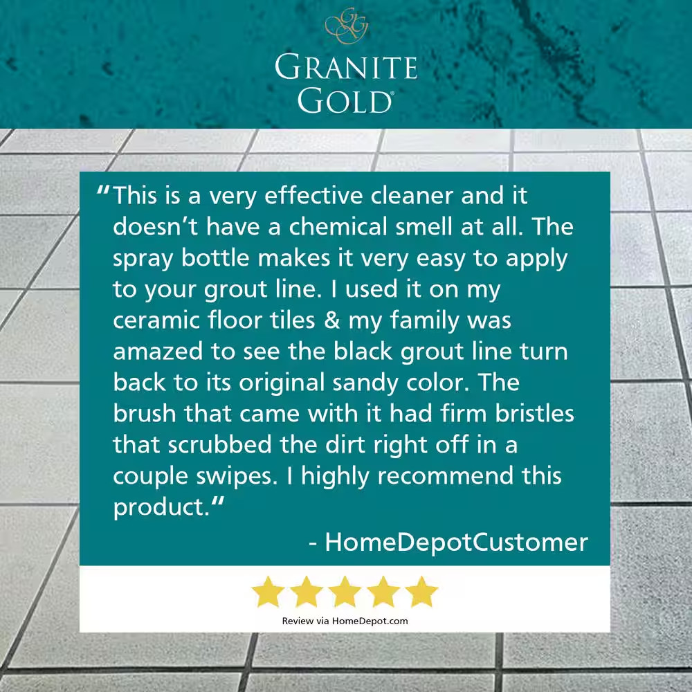 24 Oz. Grout Cleaner with Brush