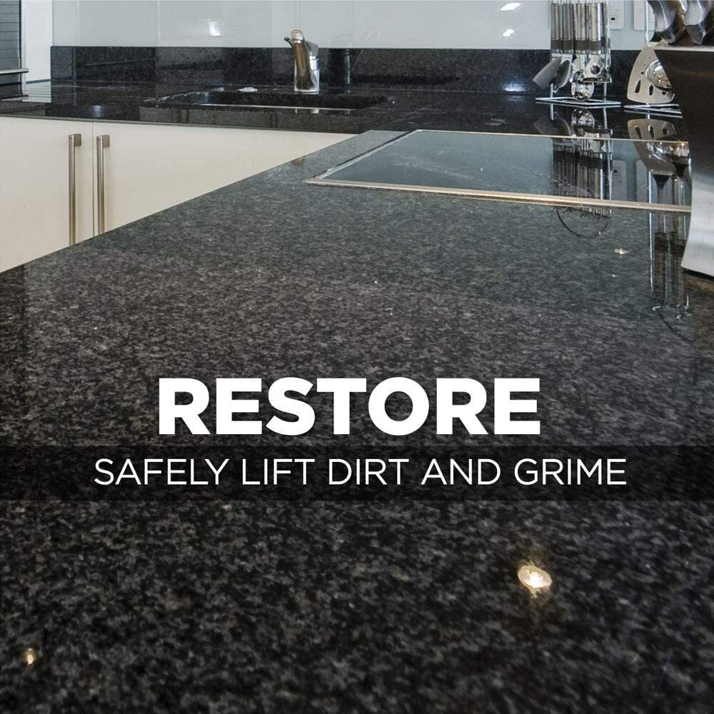 Weiman GRANITE & STONE Marble Countertops 3-IN-1 CLEAN POLISH PROTECT 24oz Spray