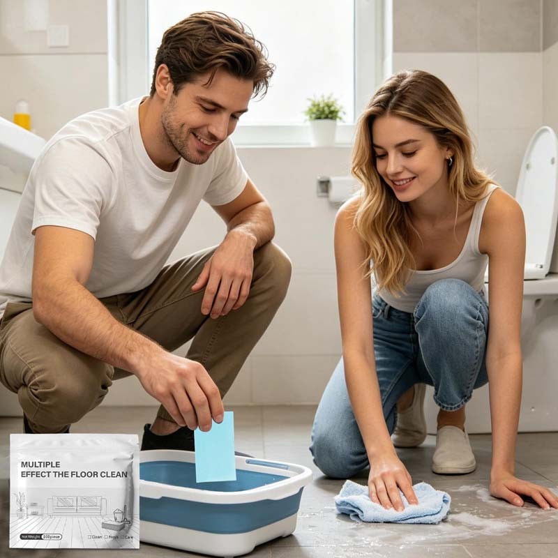 100Pcs Multi-Effect Floor Clean Floor Cleaning Tablets For Home Kitchen~US STOCK