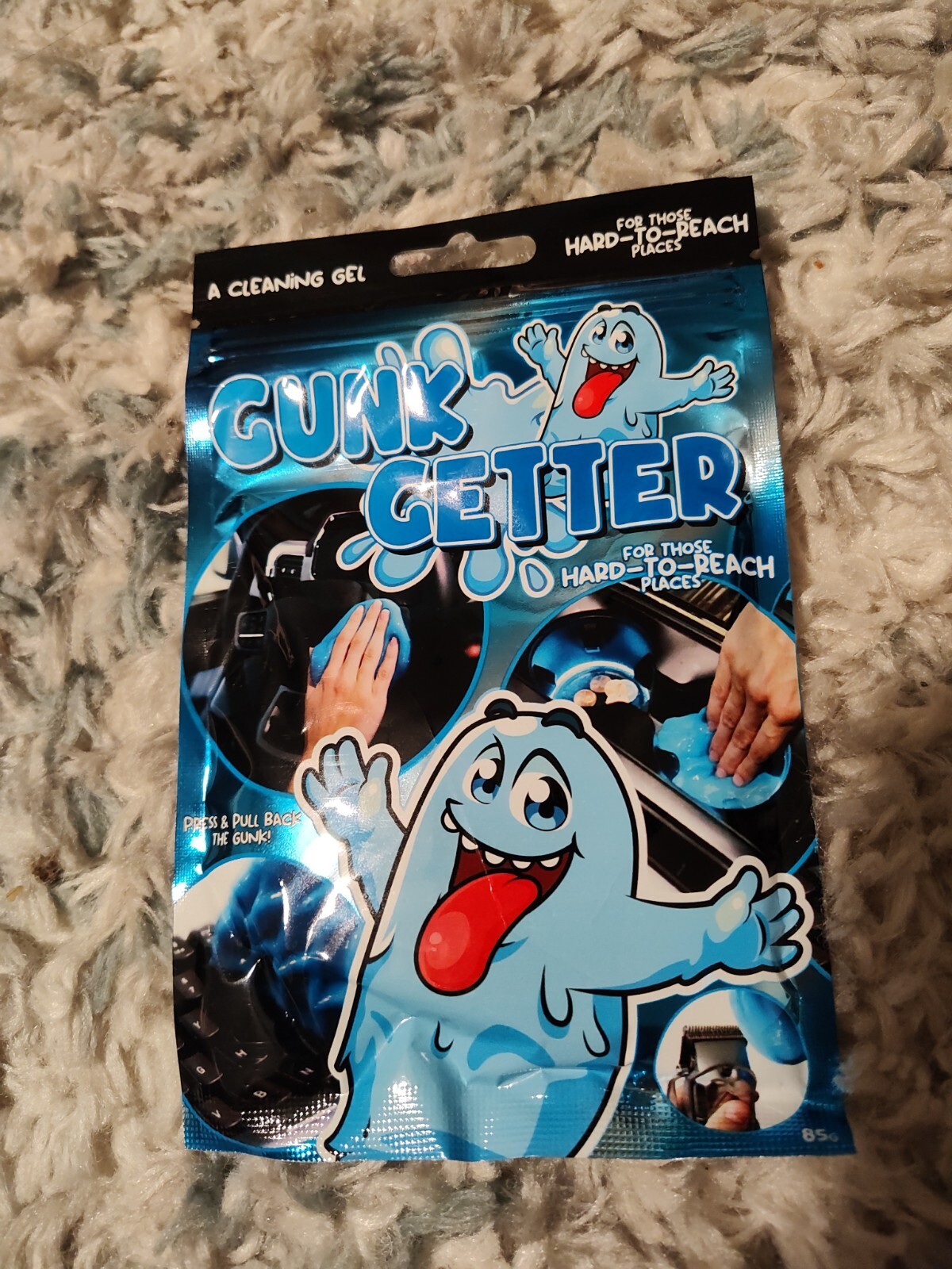 Gunk Getter for Cleaning Gel for Those Hard to Reach Places. NEW LOT of 4