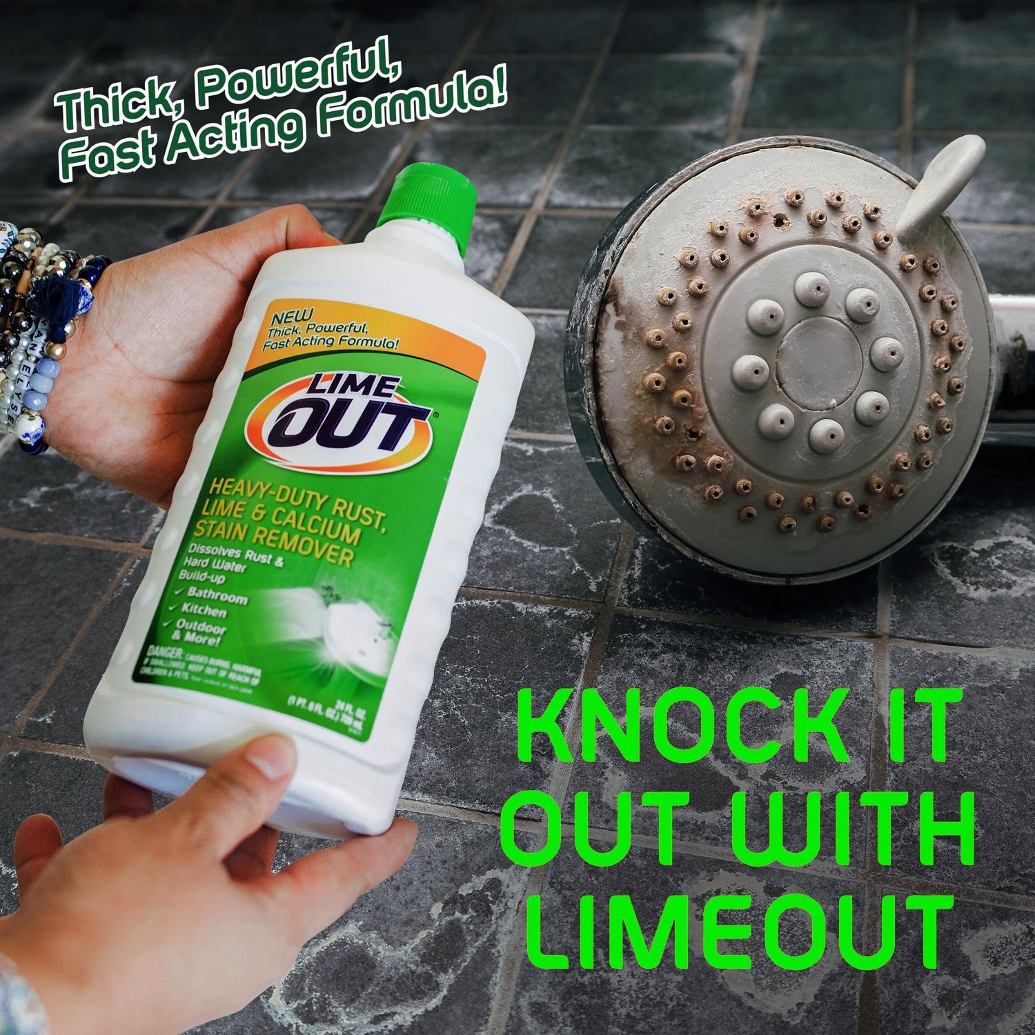 Lime Out AO06N Extra Thick Lime Rust & Calcium Stain Remover 24 oz. (Pack of 6)