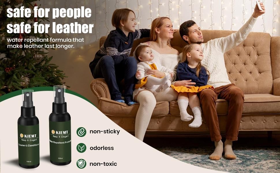 KIEMT Premium Suede and Nubuck Care kit,Leather Cleaner and Conditioner,Suede…