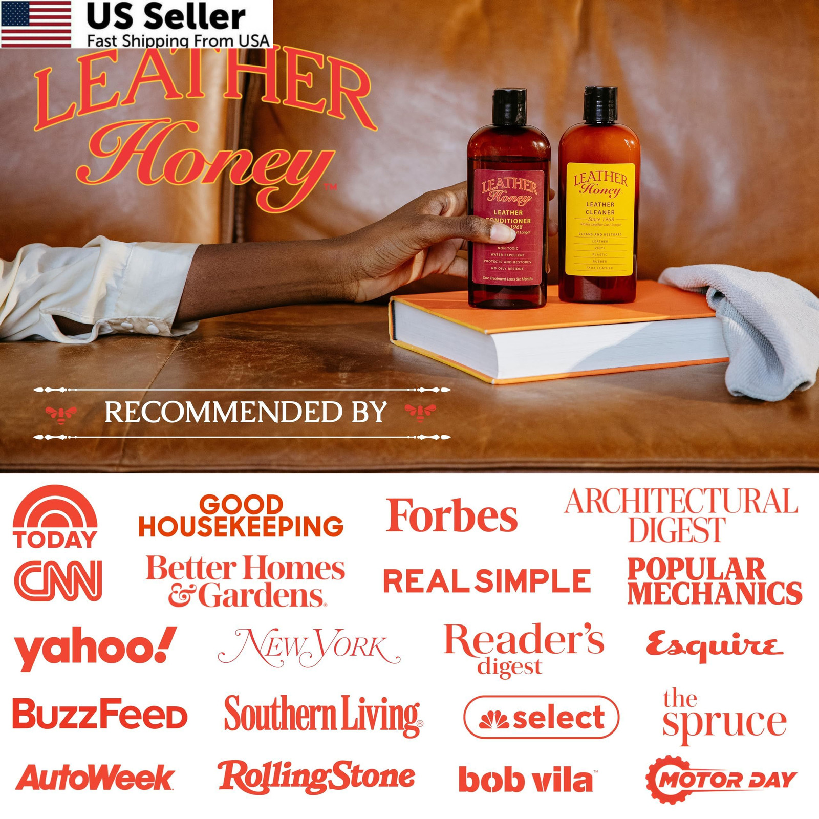 Leather Honey Conditioner, Since 1968. for All 8 Fl Oz (Pack of 1)