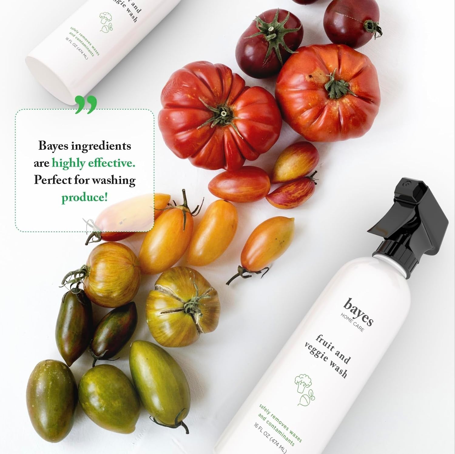 Cruelty-Free Produce Wash – 16 oz Unscented Cleaner for Safe, Delicious Produce
