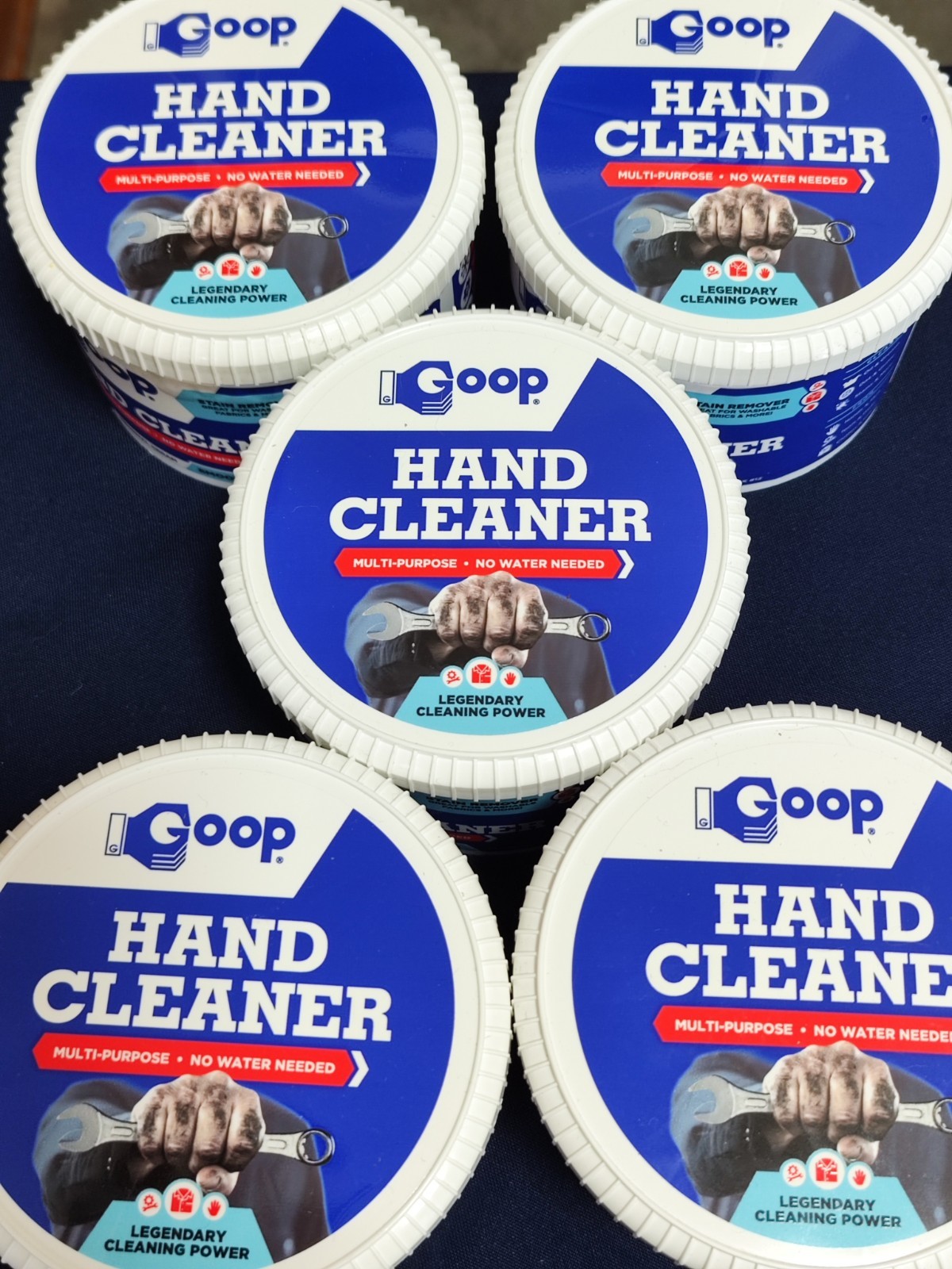 (5) Goop 14oz. Multi-Purpose Water-less Hand Cleaner & Stain Lifter (5 Total)