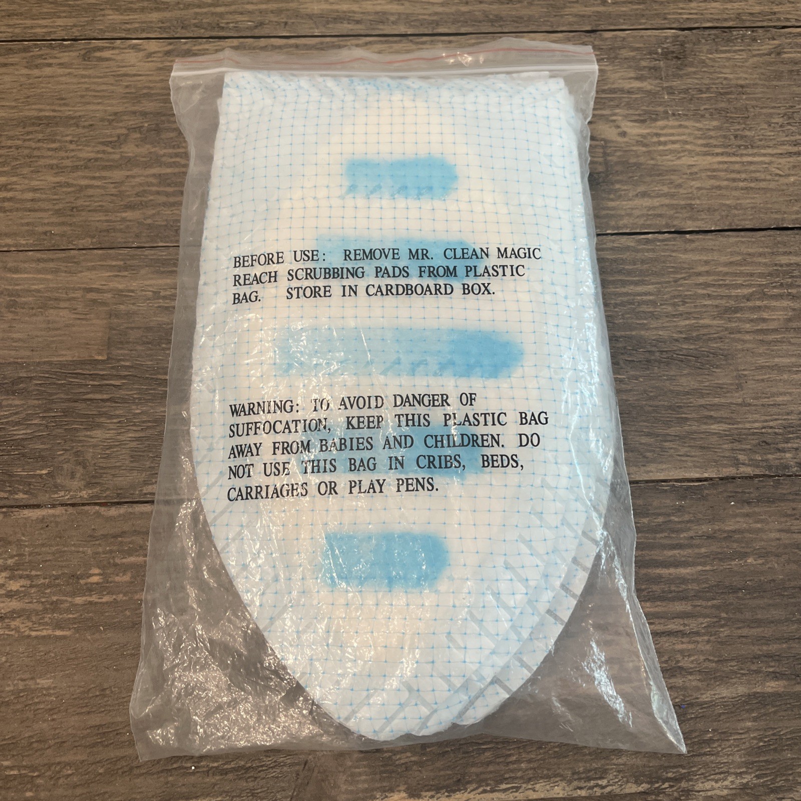 7 NEW Mr. Clean Magic Reach Scrubbing Pads NO BOX Discontinued 2000s