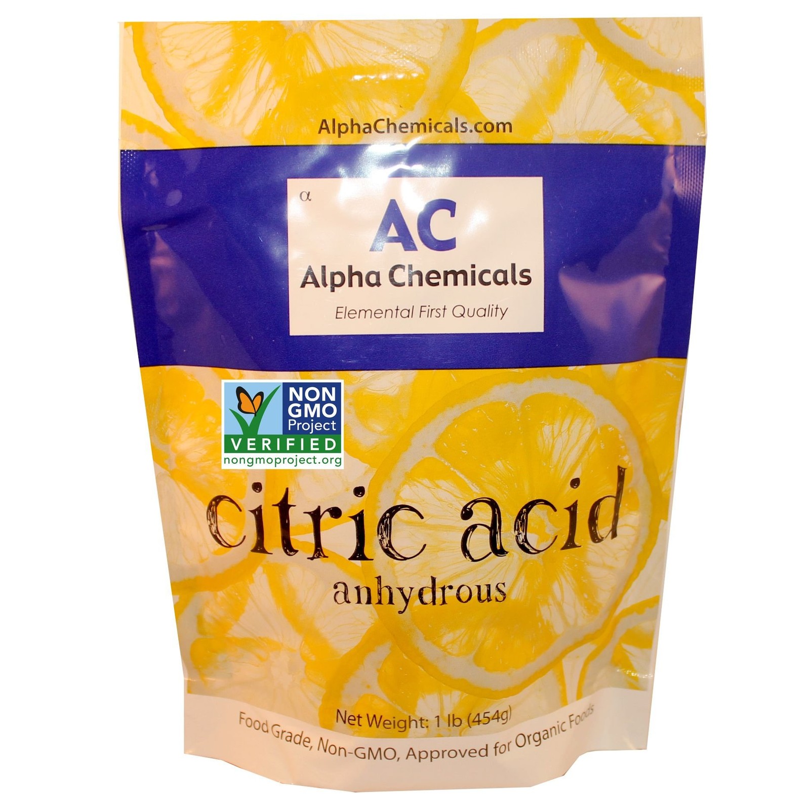 Non-GMO Project Verified Citric Acid – 1 Pound – Organic