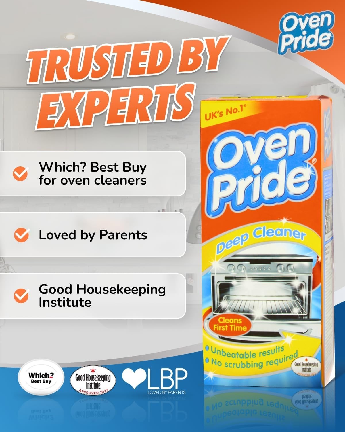 Oven Cleaner – 500ml Complete Oven Cleaning Kit with Safety Gloves & Cleaning…