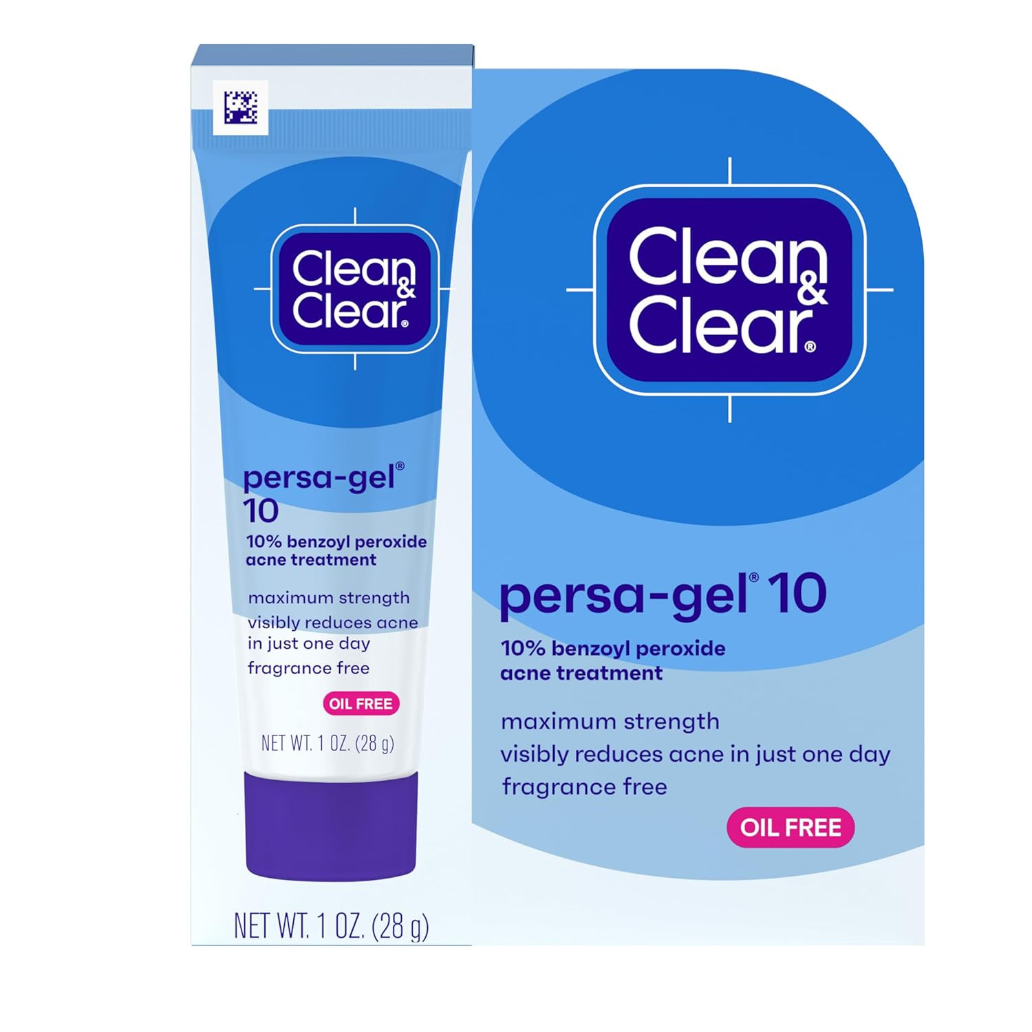 Clean & Clear Persa-Gel 10 Oil-Free Acne Spot Treatment with Maximum Strength 10