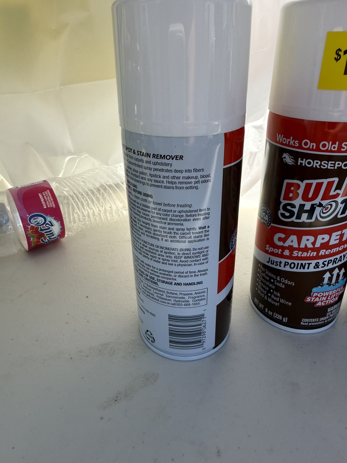 Lot Of 4 Bull Shot Carpet Spot & Stain Remover by, AS-SEEN-ON-TV, Made In USA