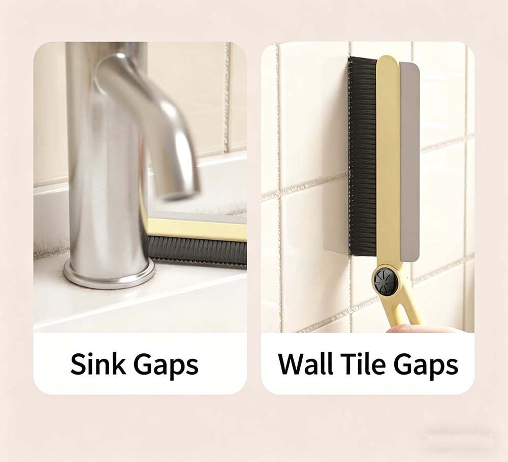 2-In-1 Slim Water-Resistant Flexible Long-Handled Multifunctional Cleaning Brush