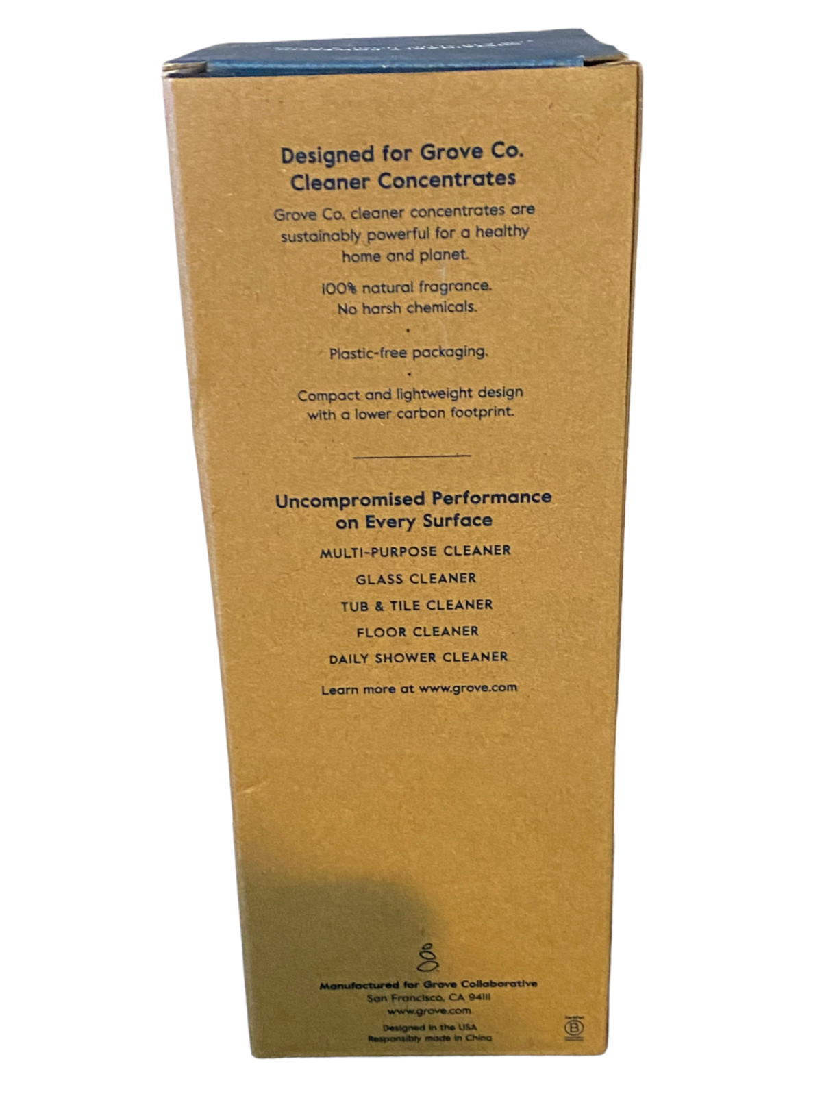 Grove Co Reusable Cleaning Glass Spray Bottle – Brilliant White – 16 Fl Oz