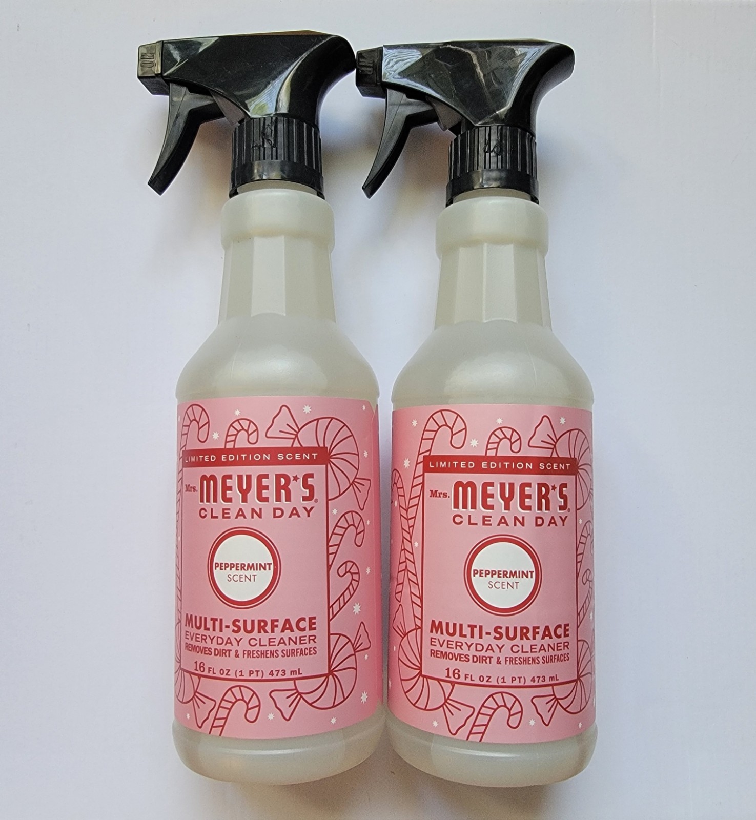 Mrs. Meyer’s Clean Day Limited Edition Peppermint Scent Multi-Surface Spray Two