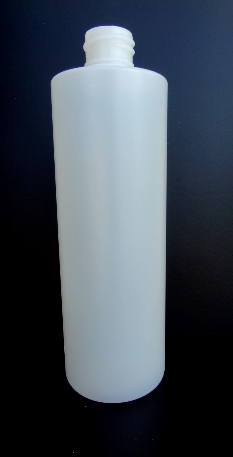 32 oz White HDPE Plastic Cylinder Round Bottle 28-410 Neck Finish ~ Pack of 10