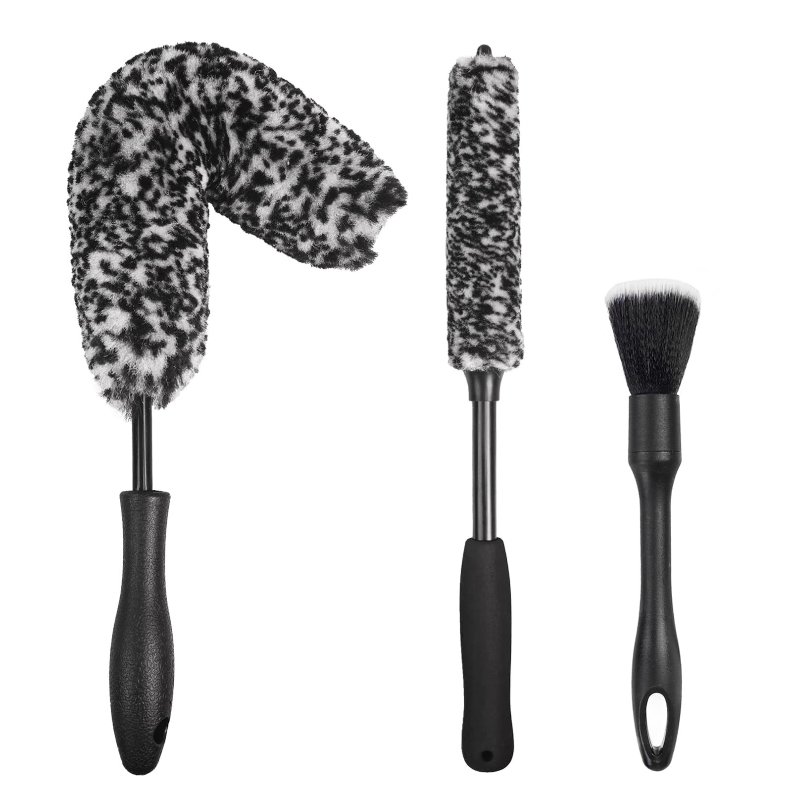 3PCS Wheel Brush for Cleaning Wheel and Tire, Wheel and Rim Brush, Car Detail…