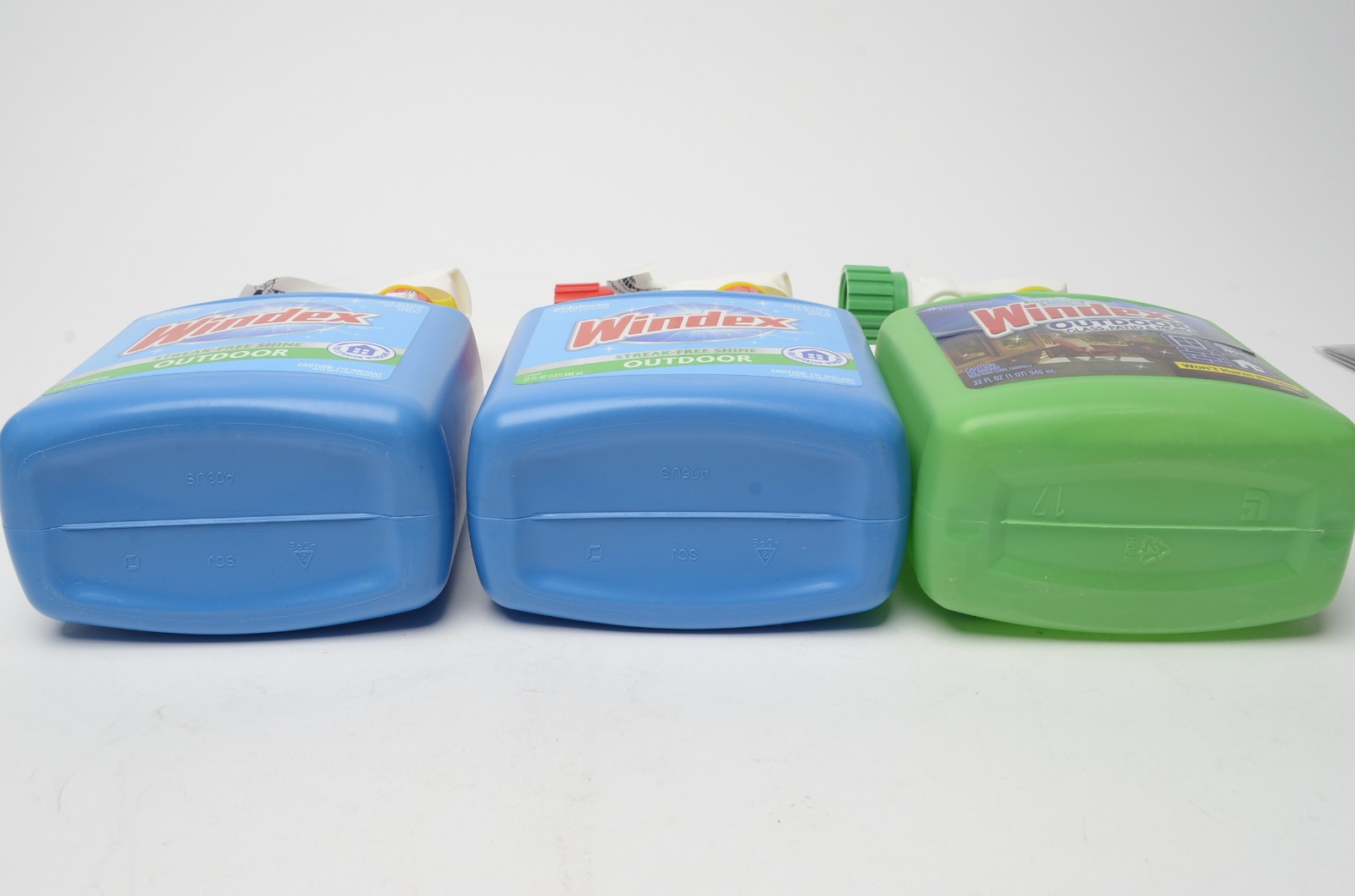 Windex Outdoor Glass & Patio Cleaner 32 oz Hose Spray Bottles Set of 3 New
