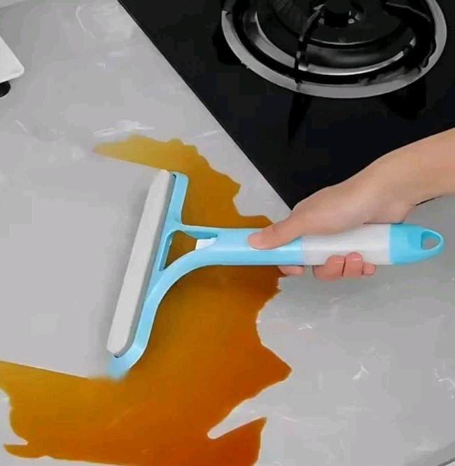 3-in-1 Squeegee Cleaning Tool Streak-Free Glass Surface Window Cleaning