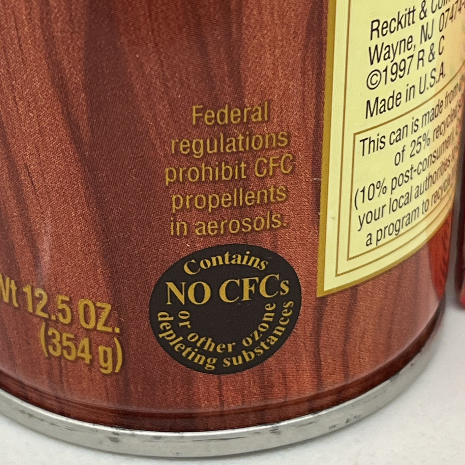 1997 Old English Country Scent Furniture Wood Polish Spray Discontinued 12.5oz