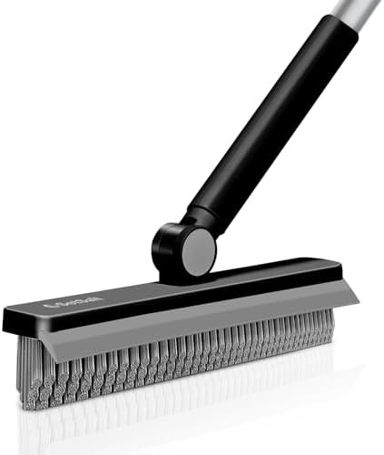SetSail Grout Cleaner Brush with Long Handle, V-Shaped Floor Scrub Brush Swivel