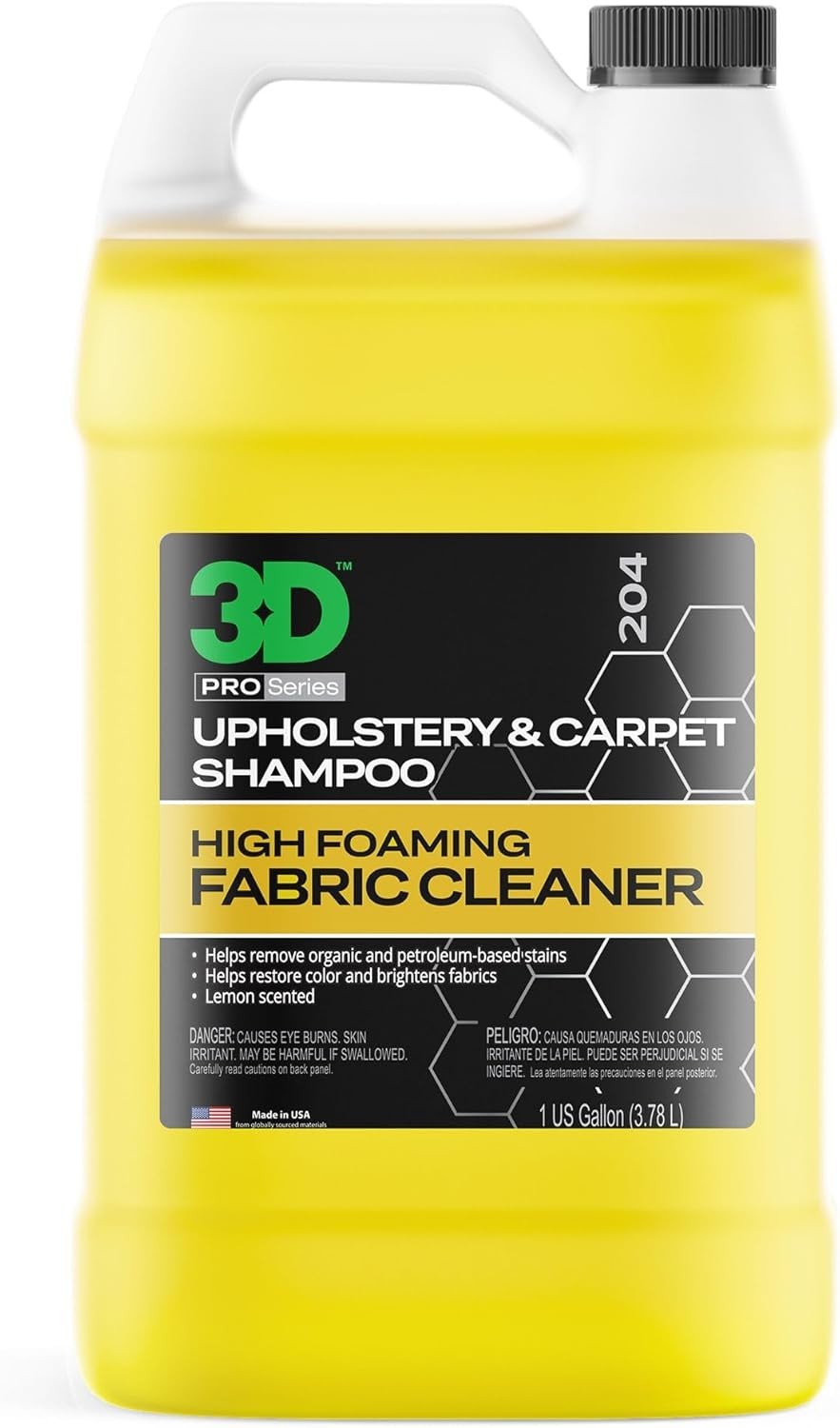 Upholstery & Carpet Shampoo – High Foam Stain Remover & Odor Eliminator Shamp…