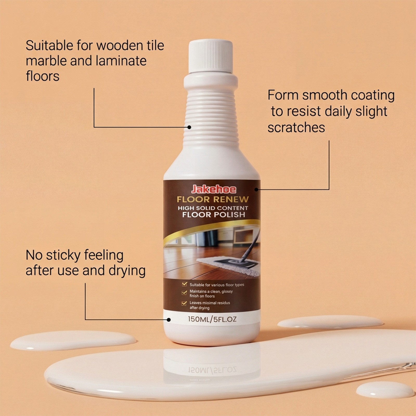 2026 New Professional Wood Floor Restorer,150ml – Floor Restore For Wood Floors,