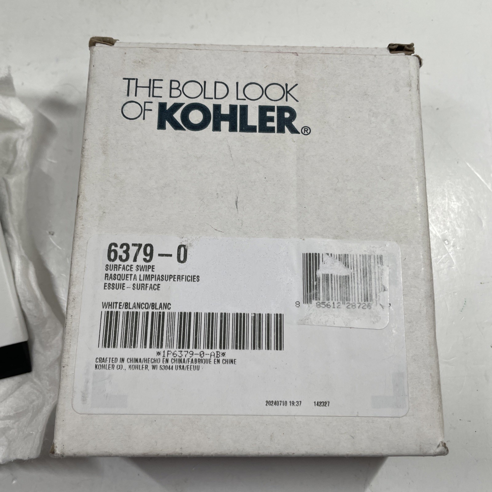 Kohler K-6379-0 Kitchen Sink Squeegee and Countertop Brush New W Box