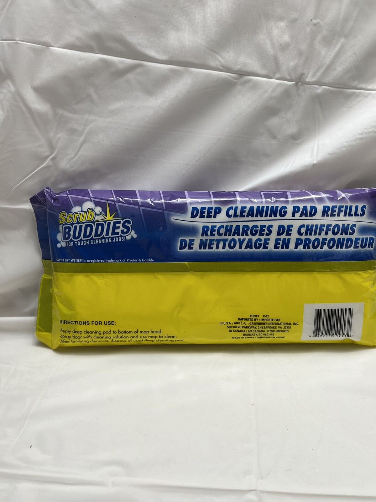 Scrub Buddies Fits Swiffer WetJet Mop 4 pack