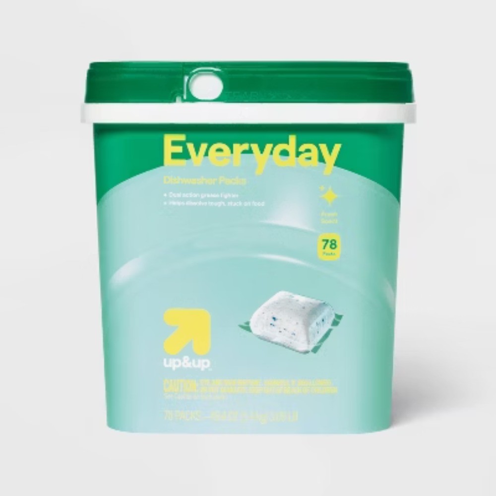 Fast delivery-Everyday Dishwasher Detergent Value Pack – 49.44oz/78ct