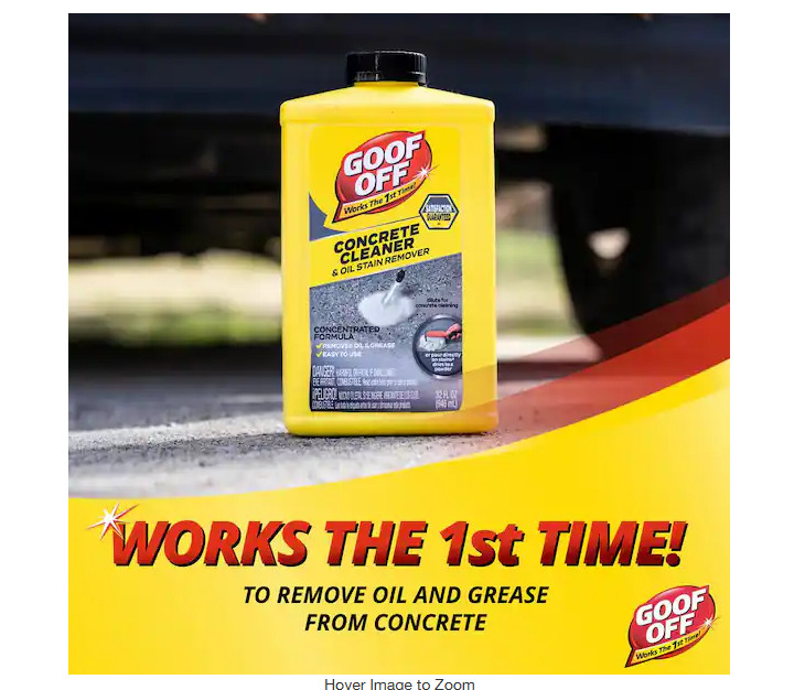 32 Oz. Concrete Cleaner and Oil Stain Remover
