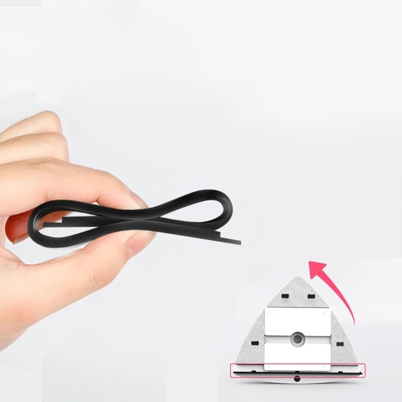 Window Cleaner Adjustable Glass Cleaning Brush for 5-30mm Double Side
