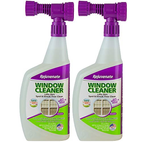 Rejuvenate Outdoor Window Spray And Rinse Cleaner With Hose End Adapte
